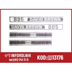 Naklejki David Brown 885 Case IH David Brown  321-2425 K947711 K947712 K947713 K947714 K947732 