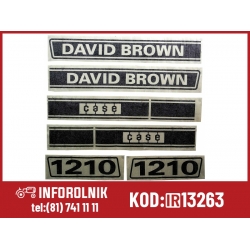 Naklejki David Brown 1200 Case IH David Brown  K920335 K920337 K920339 K920340 K920341 K962148 K962149 K962151 K962152 K962153 K962159 