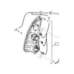 Reflektor prawy new holland t9 84283090 