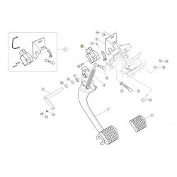 czujnik pedału wraz z zestawem 0021924090  0011524700 424rd17dh00101