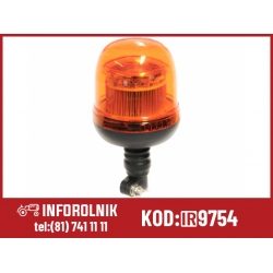 Lampa błyskowa, dioda LED Nadaje się do John Deere. 12/24V Mocowana na trzpień (ECE Reg 65 | IP56)  