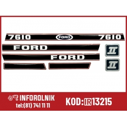 Naklejki Ford 7610 Ford New Holland  83952743 EFPN16605FA 