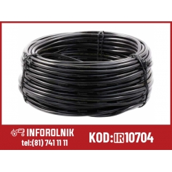 2 - żyłowy kabel elektryczny, 1.5mm2, Czarny (50m)żyłowy kabel elektryczny - 2 Rdzeń, 1.5mm2 Przewód, Czarny (Długość: 50M), Okr