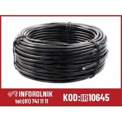 5 - żyłowy kabel elektryczny, 1mm2, Czarny (50m)  