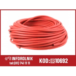1 - żyłowy kabel elektryczny, 50mm2, Czerwony (50m)  