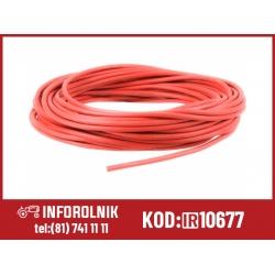 1 - żyłowy kabel elektryczny, 16mm2, Czerwony (25m)  