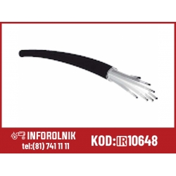 7 - żyłowy kabel elektryczny, 1.5mm2, Czarny (1m)  