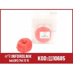 1 - żyłowy kabel elektryczny, 2mm2, Czerwony (10m)  