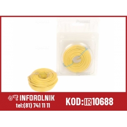 1 - żyłowy kabel elektryczny, 2mm2, żółty (10m)  