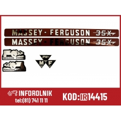 Emblemat- komplet (naklejka) Massey Ferguson  3406971M91 