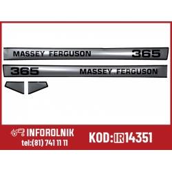 Emblemat- komplet (naklejka) Massey Ferguson  3900320M92 
