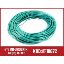 1 - żyłowy kabel elektryczny, 1.5mm2, zielony (50m)  