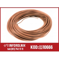 1 - żyłowy kabel elektryczny, 1.5mm2, brązowy (50m)  