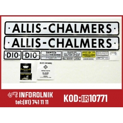 Zestaw naklejek Allis Chalmers D10  