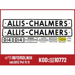 Zestaw naklejek Allis Chalmers D14  