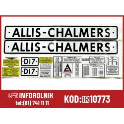Zestaw naklejek Allis Chalmers D17  