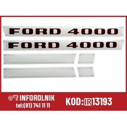 Naklejki Ford 4000 Ford New Holland  81822595 