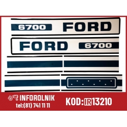 Naklejki Ford 6700 Ford New Holland  83907902 83928531 EBPN16605G 