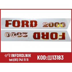 Naklejki Ford 2000 Ford New Holland  81814375 C5NN16605Y 